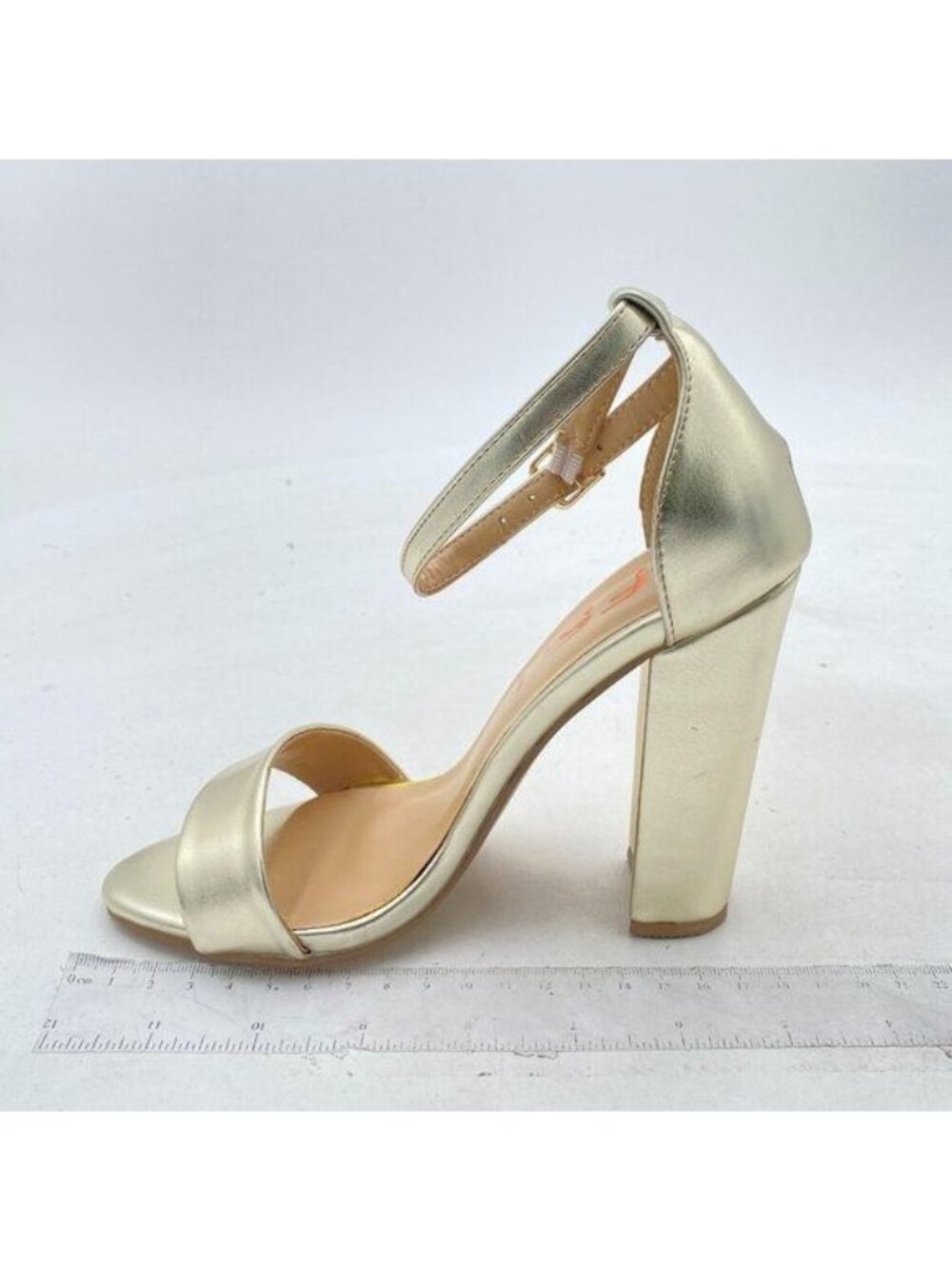 FSJ Women Classic Chunky High Heel Sandals Open Toe Ankle Strap Single Band Dres